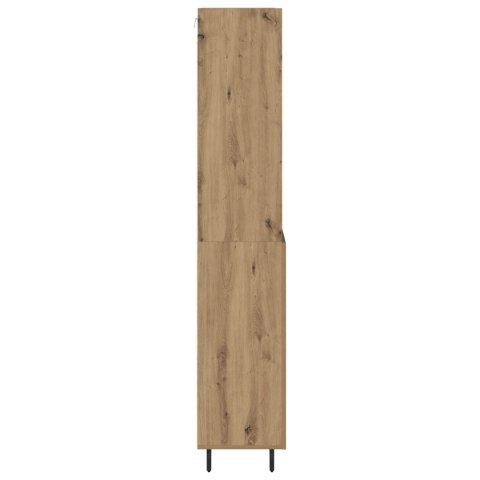 VidaXL Highboard Remeselný dub 69,5 x 34 x 180 cm