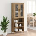 VidaXL Highboard Remeselný dub 69,5 x 34 x 180 cm