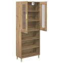 VidaXL Highboard Remeselný dub 69,5 x 34 x 180 cm
