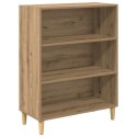 VidaXL Highboard Remeselný dub 69,5 x 34 x 180 cm