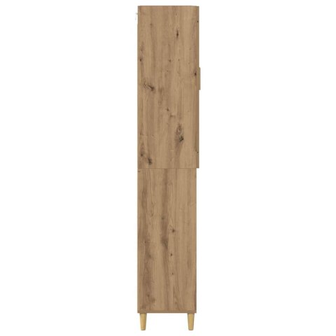 VidaXL Highboard Remeselný dub 69,5 x 34 x 180 cm