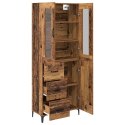 VidaXL Highboard Staré drevo 69,5 x 34 x 180 cm Kompozitné drevo