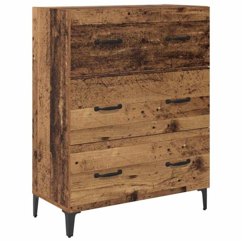VidaXL Highboard Staré drevo 69,5 x 34 x 180 cm Kompozitné drevo