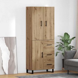 VidaXL Highboard so zásuvkou 2 pcs Remeselný dub 69,5 x 34 x 180 cm