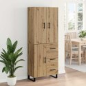 VidaXL Highboard so zásuvkou 2 pcs Remeselný dub 69,5 x 34 x 180 cm