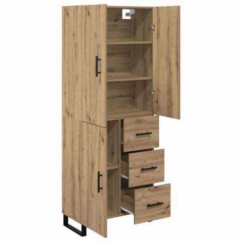 VidaXL Highboard so zásuvkou 2 pcs Remeselný dub 69,5 x 34 x 180 cm