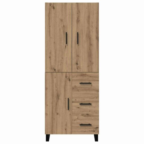 VidaXL Highboard so zásuvkou 2 pcs Remeselný dub 69,5 x 34 x 180 cm