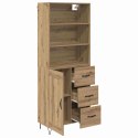 VidaXL Highboard so zásuvkou 2 pcs Remeselný dub Kompozitné drevo