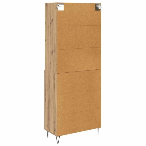 VidaXL Highboard so zásuvkou 2 pcs Remeselný dub Kompozitné drevo