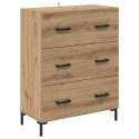 VidaXL Highboard so zásuvkou 2 pcs Remeselný dub Kompozitné drevo