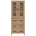 VidaXL Highboard so zásuvkou 2 pcs Remeselný dub Kompozitné drevo