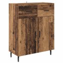 VidaXL Highboard so zásuvkou 2 pcs Staré drevo Kompozitné drevo