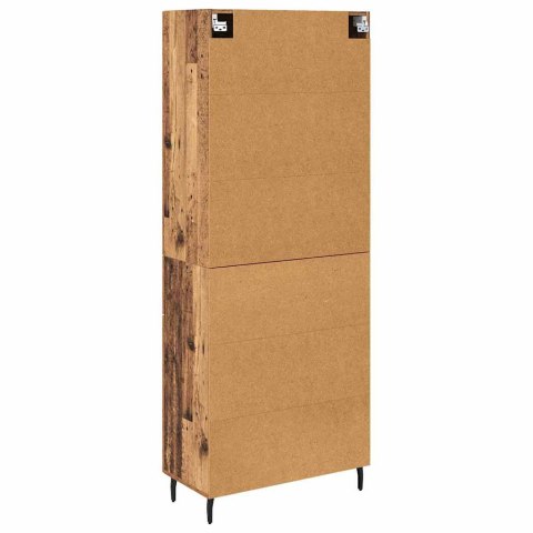 VidaXL Highboard so zásuvkou 2 pcs Staré drevo Kompozitné drevo