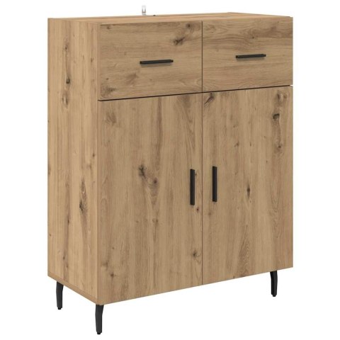 VidaXL Highboard so zásuvkou Remeselný dub 69,5 x 34 x 180 cm