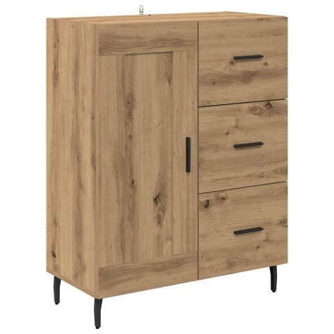 VidaXL Highboard so zásuvkou Remeselný dub 69,5 x 34 x 180 cm