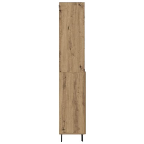 VidaXL Highboard so zásuvkou Remeselný dub 69,5 x 34 x 180 cm