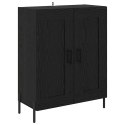 VidaXL Highboard 2 pcs Čierny dub Kompozitné drevo