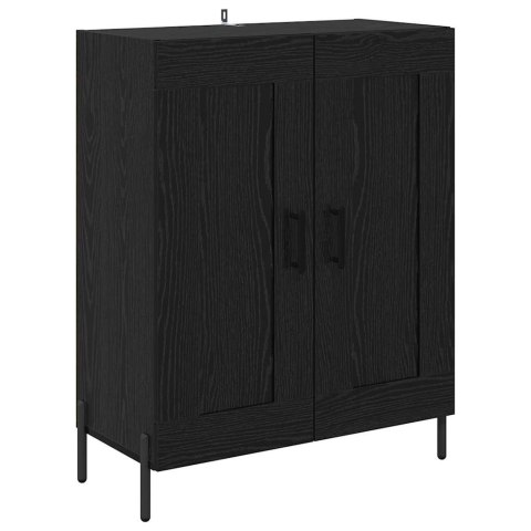 VidaXL Highboard 2 pcs Čierny dub Kompozitné drevo