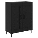 VidaXL Highboard 2 pcs Čierny dub Kompozitné drevo