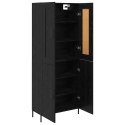 VidaXL Highboard 2 pcs Čierny dub Kompozitné drevo