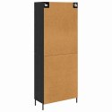 VidaXL Highboard 2 pcs Čierny dub Kompozitné drevo