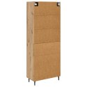 VidaXL Highboard 2 pcs Remeselný dub Drevovláknitá doska a sklo
