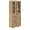 VidaXL Highboard 2 pcs Remeselný dub Kompozitné drevo
