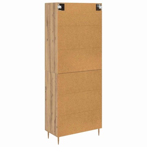 VidaXL Highboard 2 pcs Remeselný dub Kompozitné drevo