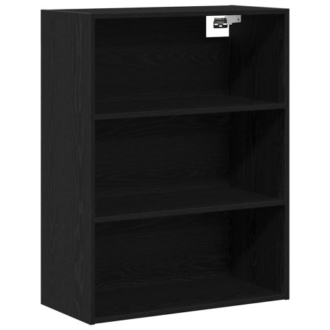 VidaXL Highboard Čierny dub 69,5 x 34 x 180 cm Kompozitné drevo
