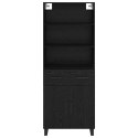 VidaXL Highboard Čierny dub 69,5 x 34 x 180 cm Kompozitné drevo