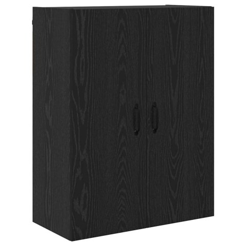 VidaXL Highboard Čierny dub 69,5 x 34 x 180 cm Kompozitné drevo