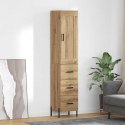 VidaXL Highboard Remeselný dub 34,5 x 34 x 180 cm Kompozitné drevo