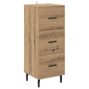 VidaXL Highboard Remeselný dub 34,5 x 34 x 180 cm Kompozitné drevo