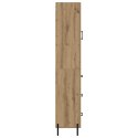 VidaXL Highboard Remeselný dub 34,5 x 34 x 180 cm Kompozitné drevo