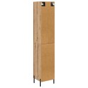 VidaXL Highboard Remeselný dub 34,5 x 34 x 180 cm Kompozitné drevo