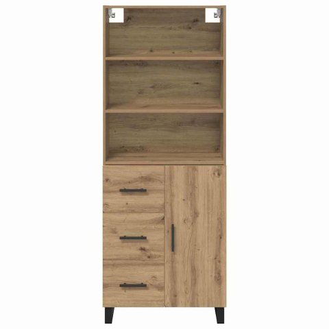 VidaXL Highboard Remeselný dub 69,5 x 34 x 180 cm Kompozitné drevo