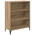VidaXL Highboard Remeselný dub 69,5 x 34 x 180 cm Kompozitné drevo