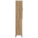 VidaXL Highboard Remeselný dub 69,5 x 34 x 180 cm Kompozitné drevo