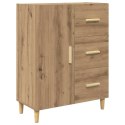VidaXL Highboard Remeselný dub 69,5 x 34 x 180 cm Kompozitné drevo