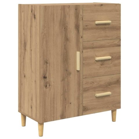 VidaXL Highboard Remeselný dub 69,5 x 34 x 180 cm Kompozitné drevo