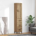 VidaXL Highboard Remeselný dub 69,5 x 34 x 180 cm Kompozitné drevo