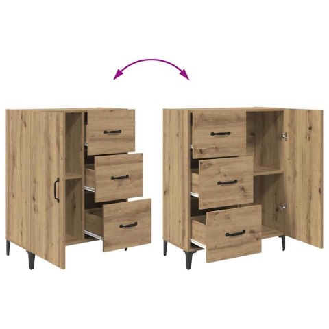 VidaXL Highboard Remeselný dub 69,5 x 34 x 180 cm Kompozitné drevo