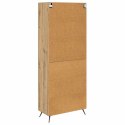 VidaXL Highboard Remeselný dub 69,5 x 34 x 180 cm Kompozitné drevo