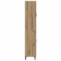 VidaXL Highboard Remeselný dub 69,5 x 34 x 180 cm Kompozitné drevo