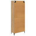 VidaXL Highboard Remeselný dub 69,5 x 34 x 180 cm Kompozitné drevo