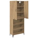 VidaXL Highboard Remeselný dub 69,5 x 34 x 180 cm Kompozitné drevo