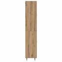 VidaXL Highboard Remeselný dub 69,5 x 34 x 180 cm Kompozitné drevo