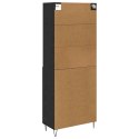 VidaXL Highboard so zásuvkou 2 pcs Čierny dub Kompozitné drevo