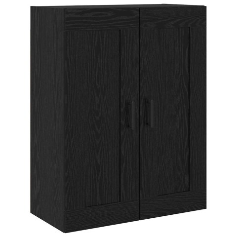 VidaXL Highboard so zásuvkou 2 pcs Čierny dub Kompozitné drevo
