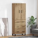 VidaXL Highboard so zásuvkou 2 pcs Remeselný dub 69,5 x 34 x 180 cm